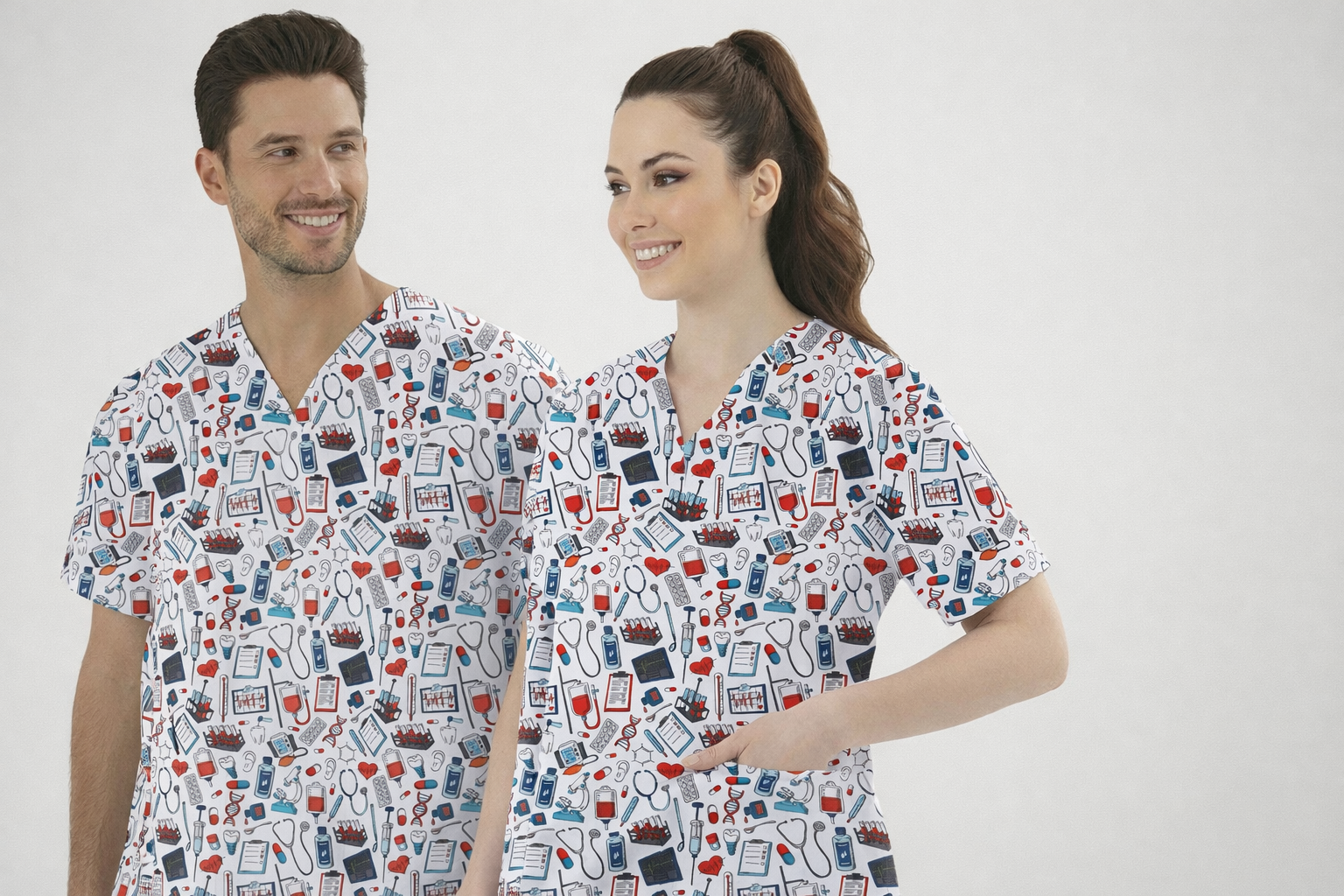 Çizgi Medikal Desenli Formalar: Medikal Üniformada Konfor ve Tarz Bir Arada