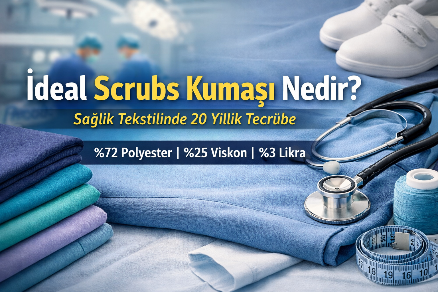 İDEAL SCRUBS KUMAŞI NEDİR? ÇİZGİ MEDİKAL’İN 20 YILLIK TECRÜBESİYLE DEĞERLENDİRME