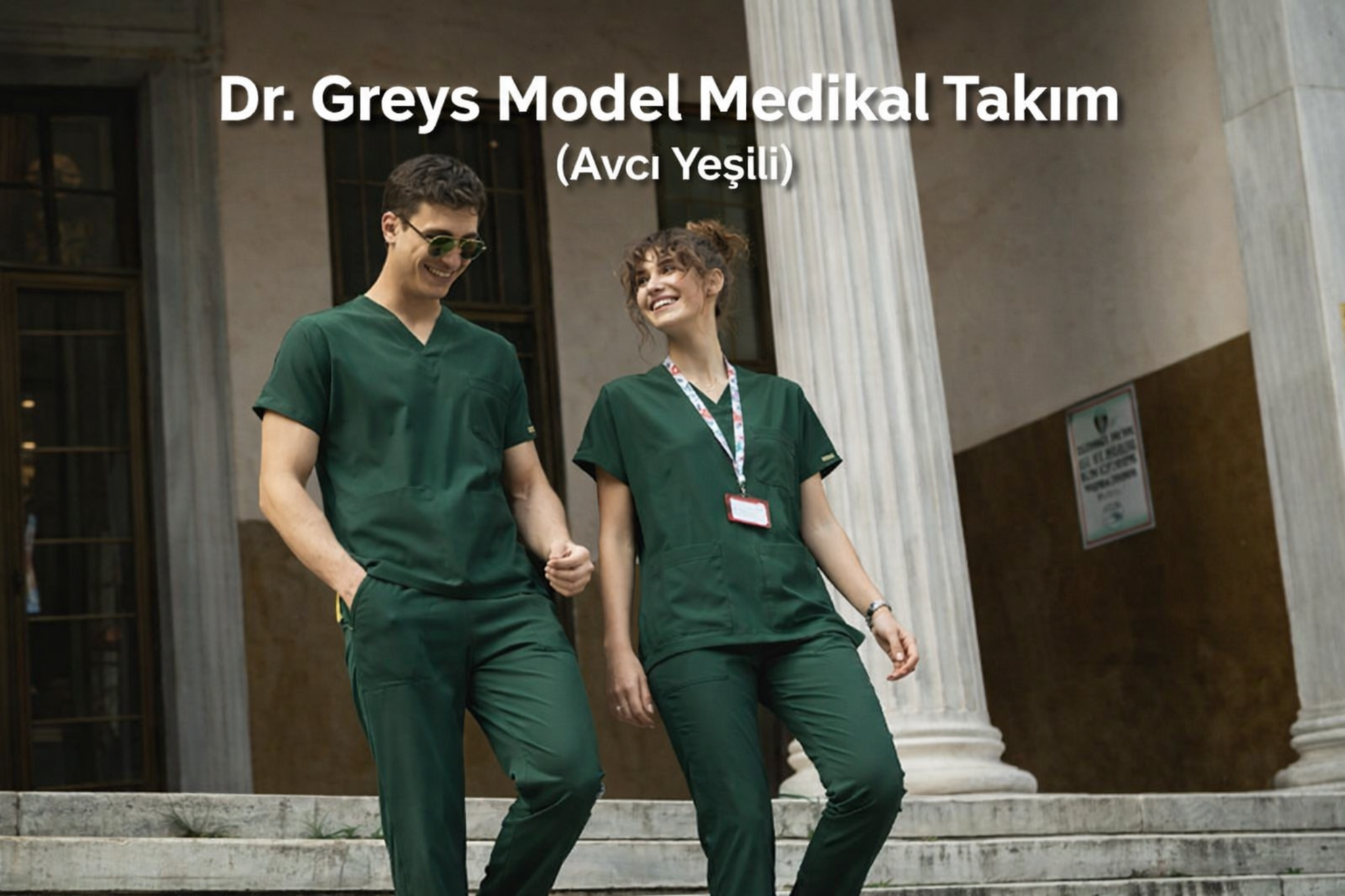 Avcı Yeşili Scrubs: Güç, Denge ve Profesyonelliğin Rengi