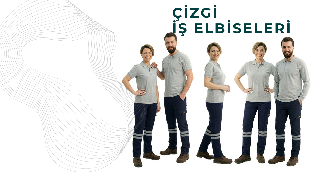 Neue Arbeitshosen Modelle | Çizgi Uniform Reflektierende Gabardine Arbeitshose