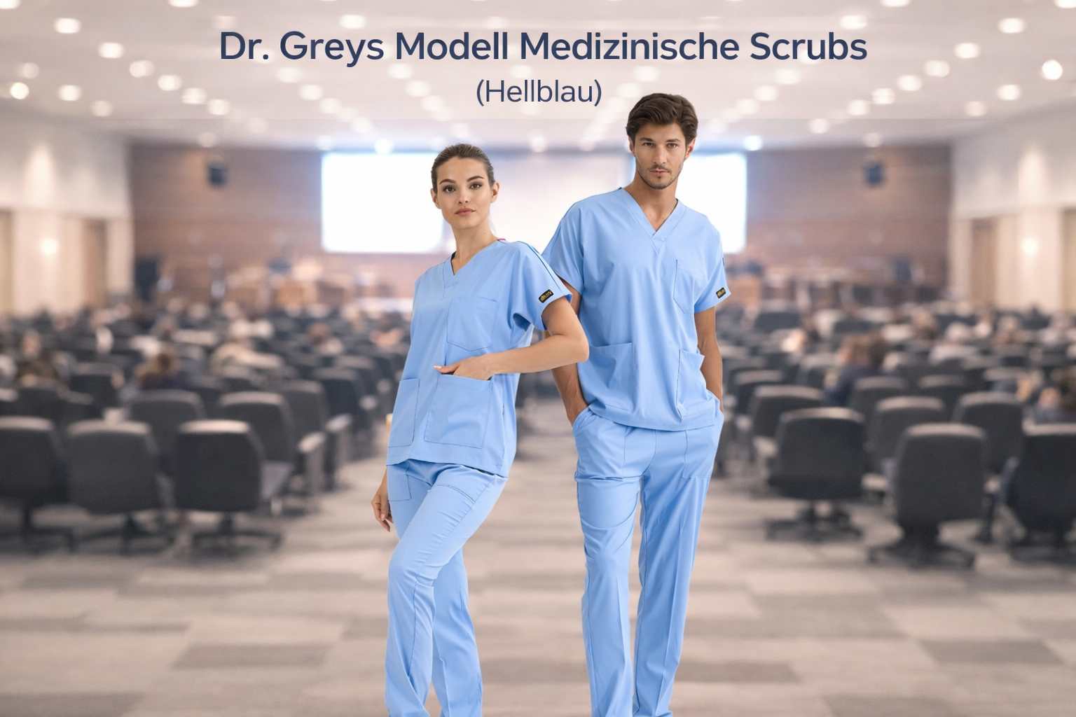 Hellblaue Scrubs: Die Farbe von Ruhe, Vertrauen und Professionalität