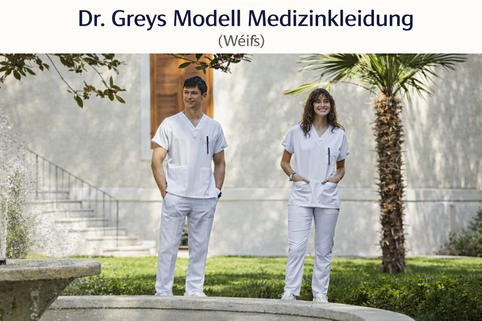 Weiße Scrubs: Die Farbe von Reinheit, Hygiene und Professionalität