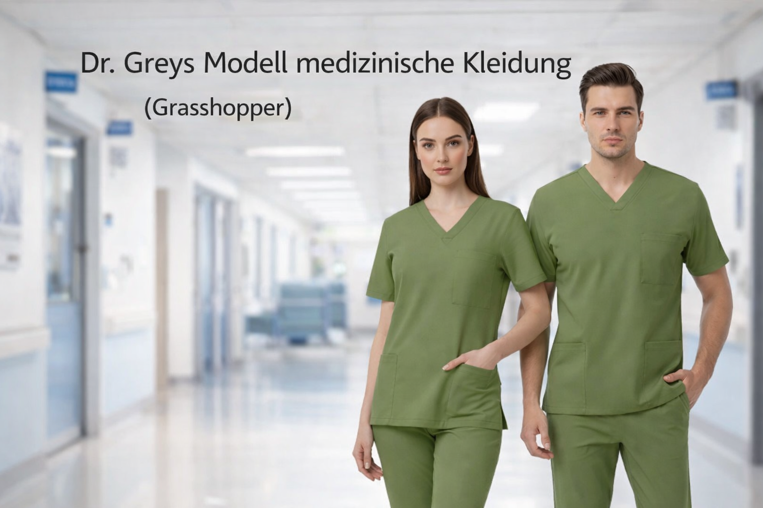 Bedeutung der Farbe Grasshopper und Natürlichkeit in der medizinischen Kleidung