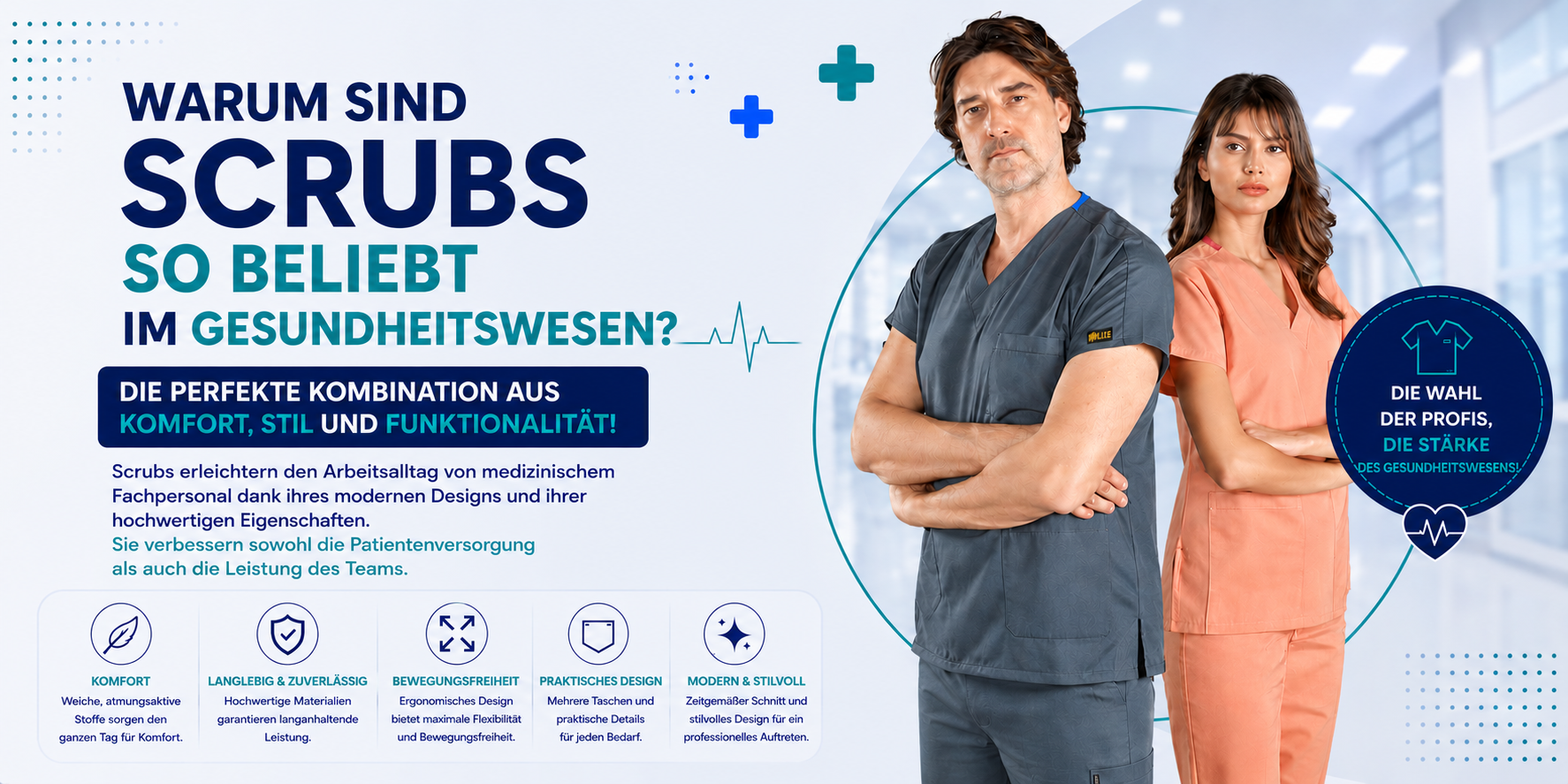 Warum sind Scrubs im Gesundheitswesen so beliebt?