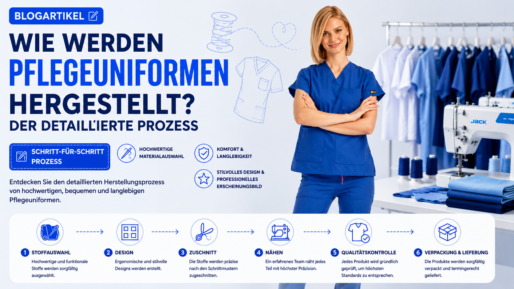 Wie Werden Krankenpflegeuniformen Hergestellt? Detaillierter Prozess