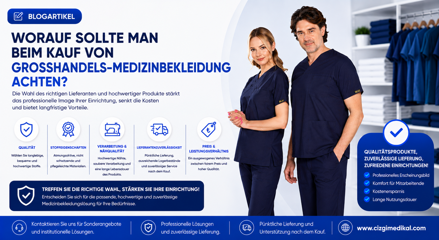Worauf Sollte Man Beim Kauf Von Medizinischer Kleidung Im Großhandel Achten?