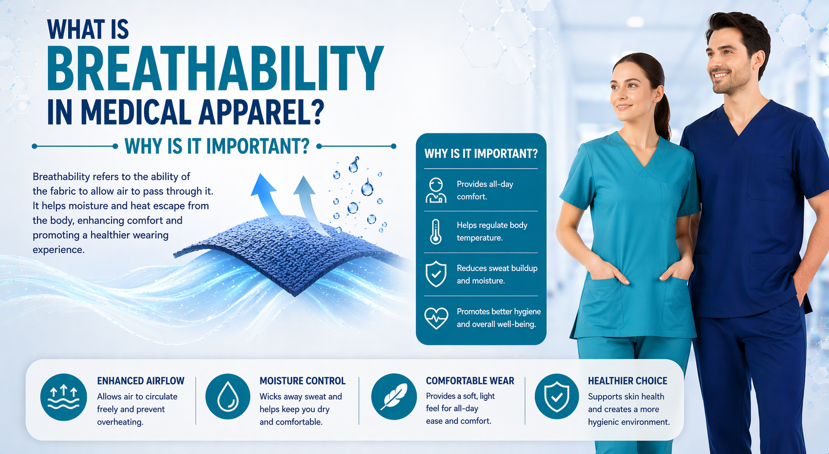 What is Breathability in Medical Clothing? Why is it Important?