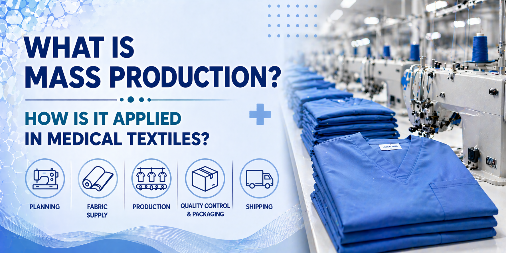 What is Mass Production? How Is It Applied in Medical Textiles?