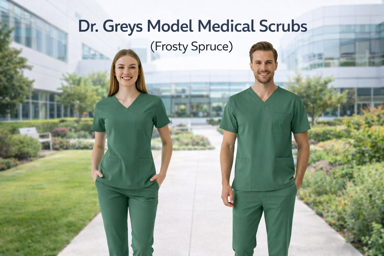 Meaning of Frosty Spruce Color and Freshness in Medical Wear