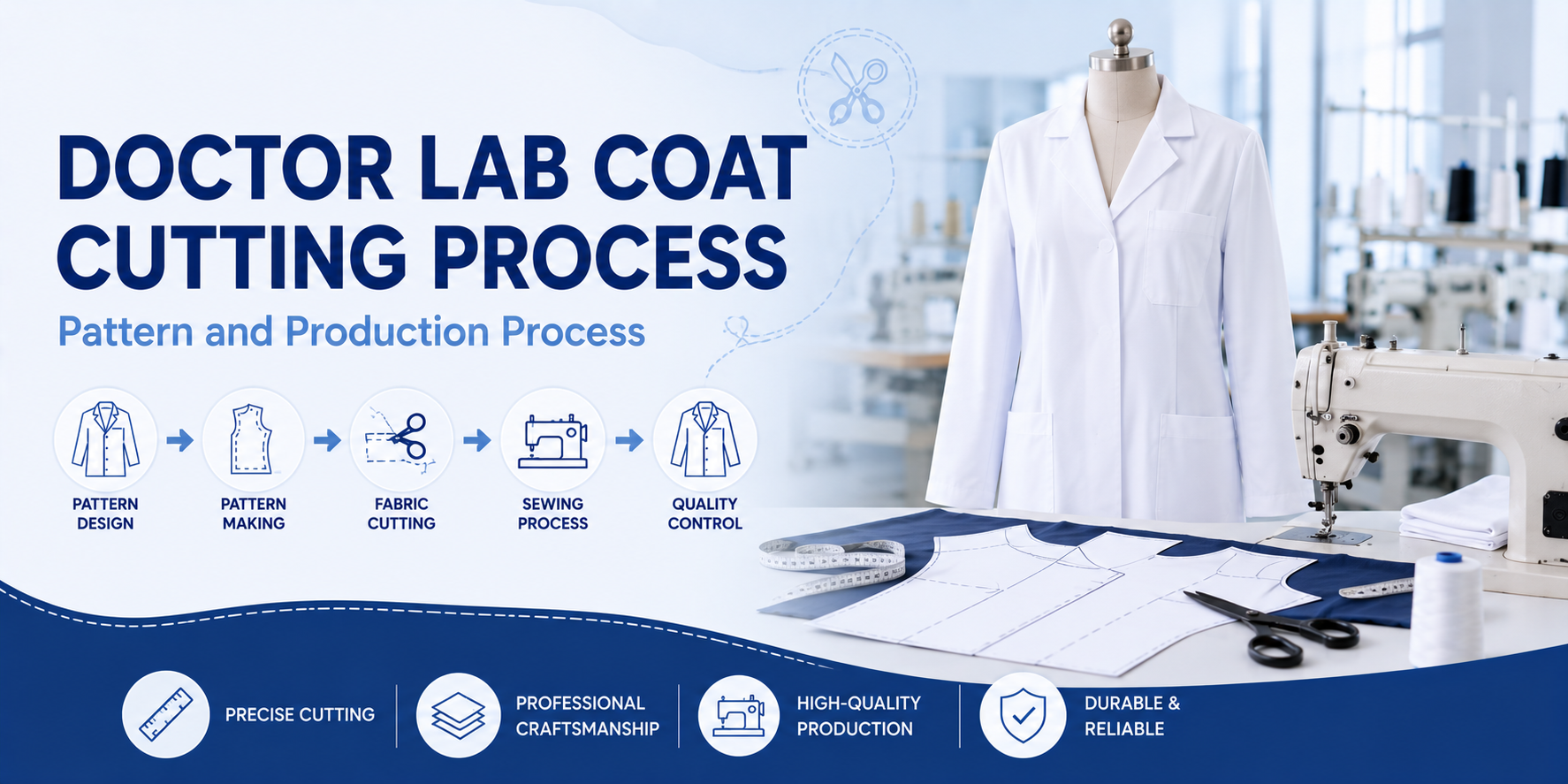 How Is a Doctor’s Coat Cut? Pattern and Production Process