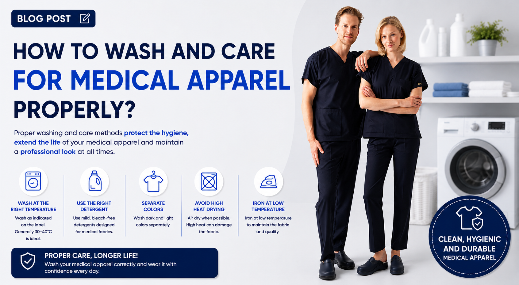 How Should Medical Clothing Be Washed and Maintained?