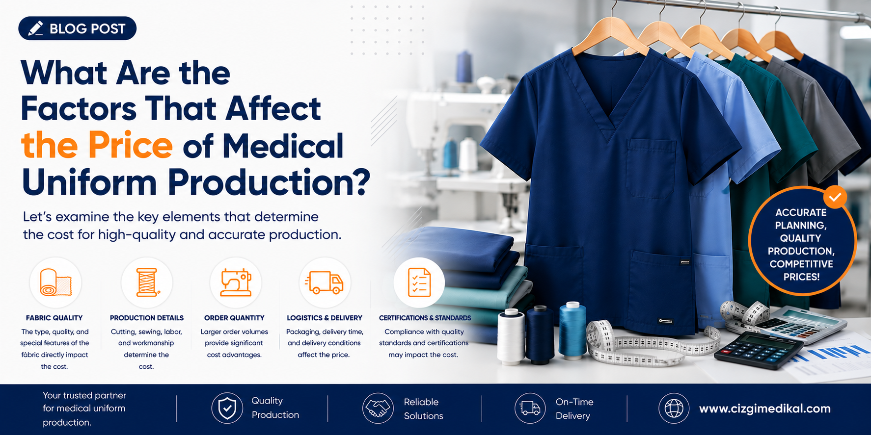 What Factors Affect Pricing in Medical Apparel Manufacturing?