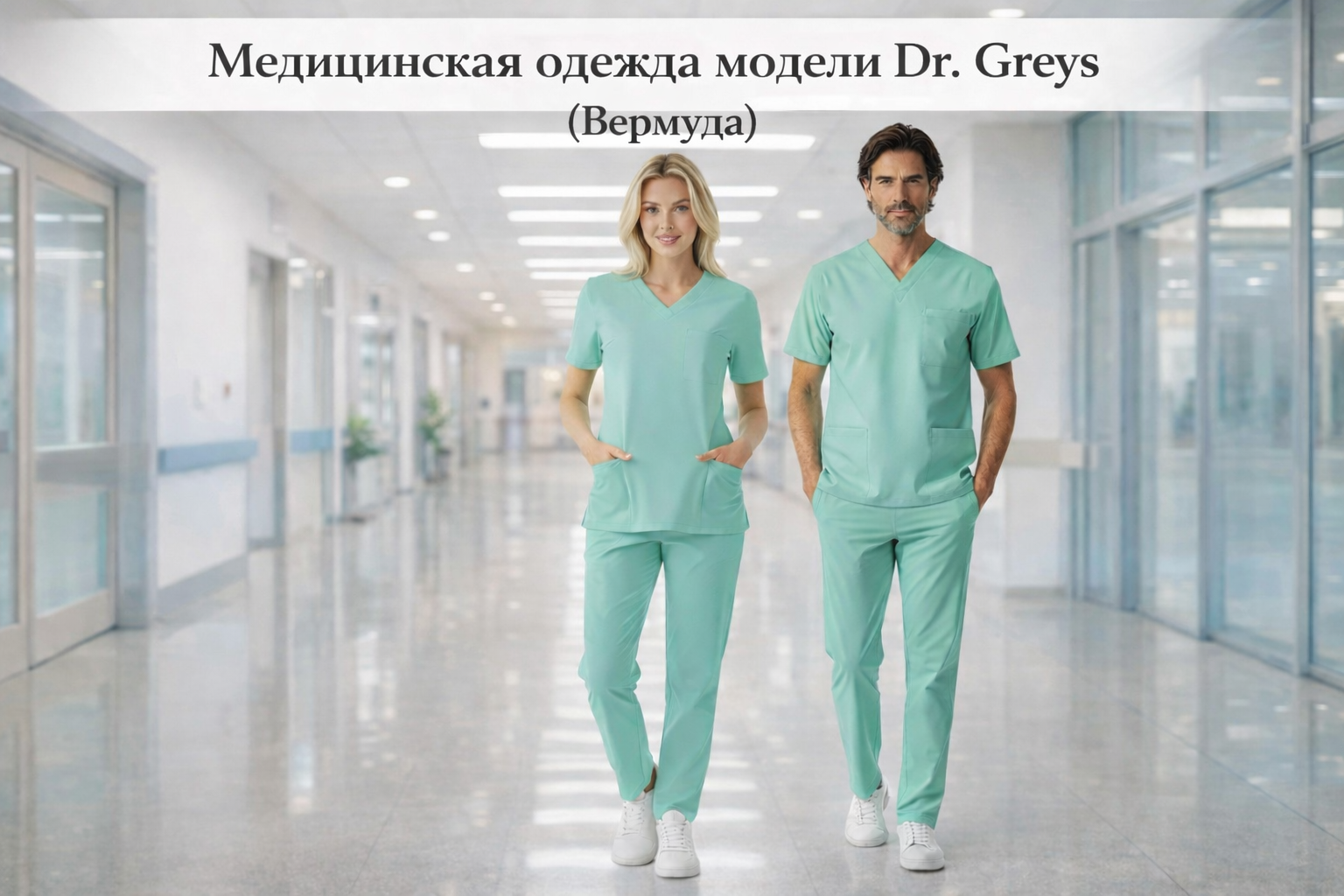 Значение цвета Bermuda и свежая энергия в медицинской одежде