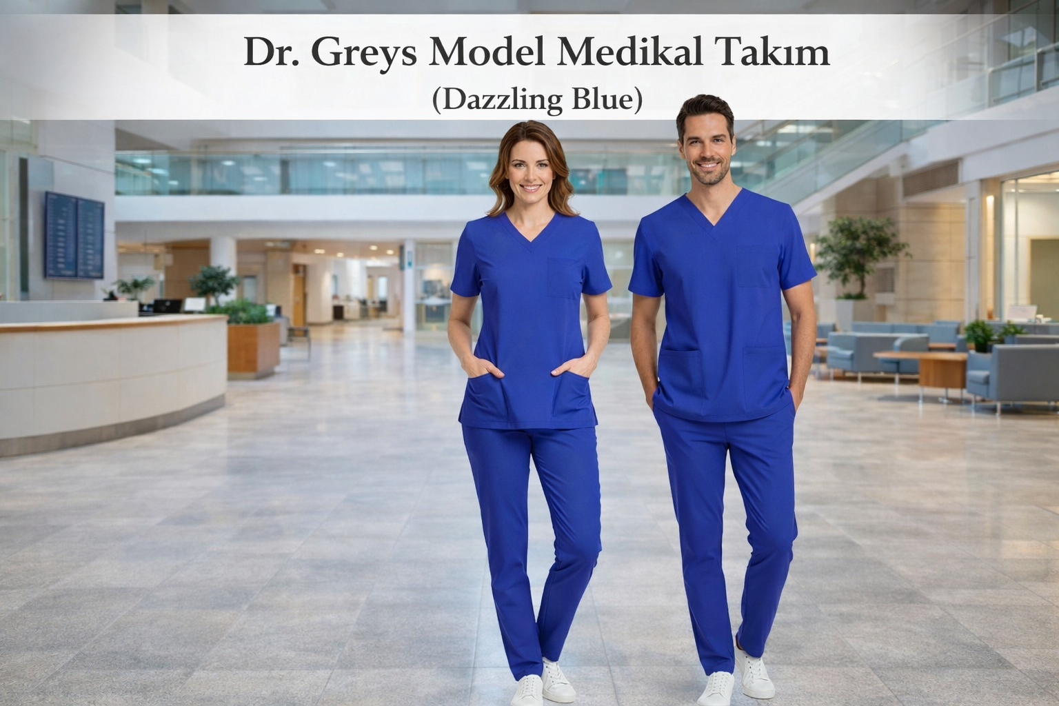 Dazzling Blue Rengin Anlamı ve Medikal Giyimde Enerjik Profesyonellik