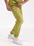 Pistachio Green Jogger Doctor Nurse Medical Scrubs Set Luxury Lycra Fabric