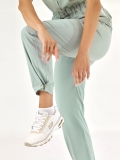 Mint Green Retro Women's Doctor Nurse Medical Scrubs Set Luxury Lycra Fabric