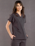 Anthrazit Dr. Greys Medizinischer Scrubs Set für Ärzte und Pflege Polyester-Baumwoll-Mischgewebe