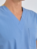Parliament Blue Dr. Greys Doctor Nurse Medical Scrubs Set Poly‑cotton blend fabric
