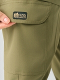 Khaki Zero Medizinischer Scrubs Set für Ärzte und Pflege Bester Lycra-Stoff