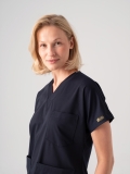 Navy Blue Dr. Greys Doctor Nurse Medical Scrubs Set Best Lycra Fabric