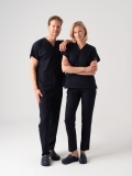 Navy Blue Dr. Greys Doctor Nurse Medical Scrubs Set Best Lycra Fabric