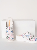 Flowering Women's Doctor Nurse Medical Plus Prestige Patterned Clogs