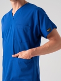 Royal Blue Dr. Greys Doctor Nurse Medical Scrubs Set Best Lycra Fabric