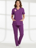 Ebe Forması Scrubs Likralı Takım Sağlık Bakanlığı Uyumlu-Byzantium