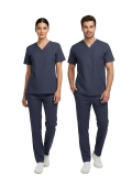 Patriot Blue Dr. Greys Medizinischer Scrubs-Anzug aus Luxus-Stretchstoff
