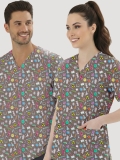 Keşif Vadisi Desenli Tek Üst (Cotton Likra Kumaş)
