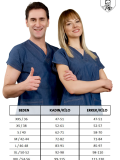 Doctor Medical Scrubs – Stretch Set | Turkey Ministry of Health – 2025 Standard – Alaskan Blue