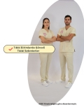 Teknisyen-Tekniker -Tıbbi Sekreter Forması Scrubs Likralı Takım Sağlık Bakanlığı Uyumlu-Moth