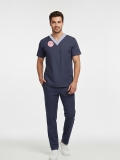 Head Nurse Scrubs – Stretch Set | Turkey Ministry of Health – 2025 Standard – Patriot Blue