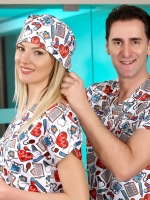 Desenli Likralı Tek Üstler