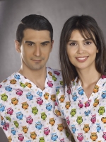 Desenli Hemşire Forması