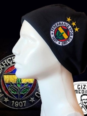Fenerbahçe -Lacivert Nakışlı Klasik Boneler