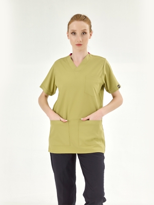 Antep Fıstığı Silva Lüks Likralı Tek Üst