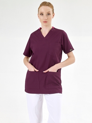 Plum Silva Lux Lycra Single Top