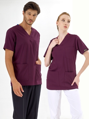 Plum Silva Lux Lycra Single Top