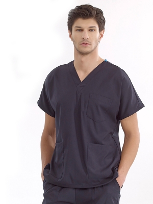 Lacivert Silva Lüks Likralı Tek Üst