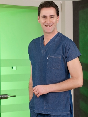 Kot Mavisi Tek Üst Medijean Dr. Greys Modeli (Gerçek Kot Kumaşı)