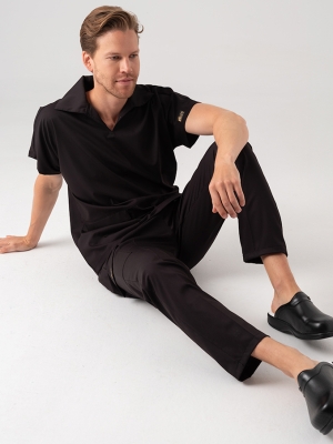 Siyah Erkek Doktor Hemşire Medikal Klasik Delikli Sabo Terlik