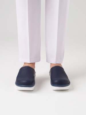 Navy Blue Women's Doctor Nurse Medical Fit Vivacolor Clogs