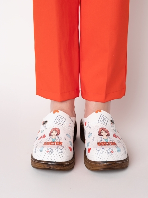 Doctor Embroidered Women's Doctor Nurse Medical VivaColor Professional Embroidered Clogs