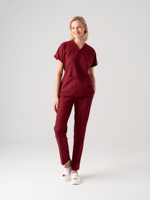 White Women's Doctor Nurse Medical VivaNakış Embroidered Clogs