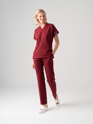 White Women's Doctor Nurse Medical VivaNakış Embroidered Clogs