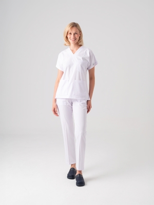 Navy Blue Women's Doctor Nurse Medical Plus Prestige Patterned Clogs