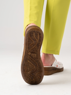 Hemşire Nakışlı Kadın Doktor Hemşire Medikal VivaColor Meslek Sabo Terlik