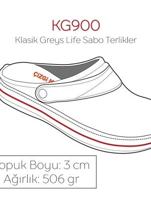 Ünlü Tavşan Kadın Doktor Hemşire Medikal Klasik Greys Life Sabo Terlik