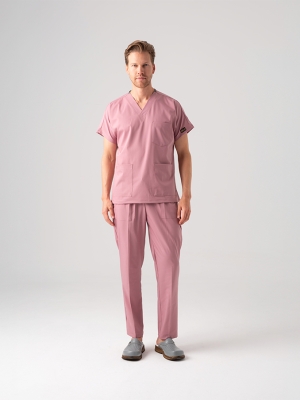 Gri Erkek Doktor Hemşire Medikal Gold Fit Hakiki Deri Sabo Terlik